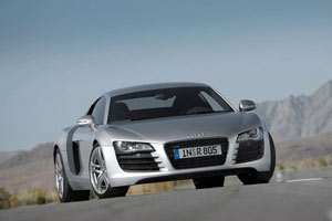 Audi R8:     World Car of the Year.   Audi R8